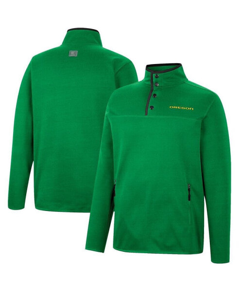 Men's Green Oregon Ducks Rebound Quarter-Snap Jacket