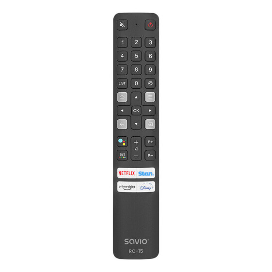 Savio RC-15 universal remote control/replacement for TCL SMART TV