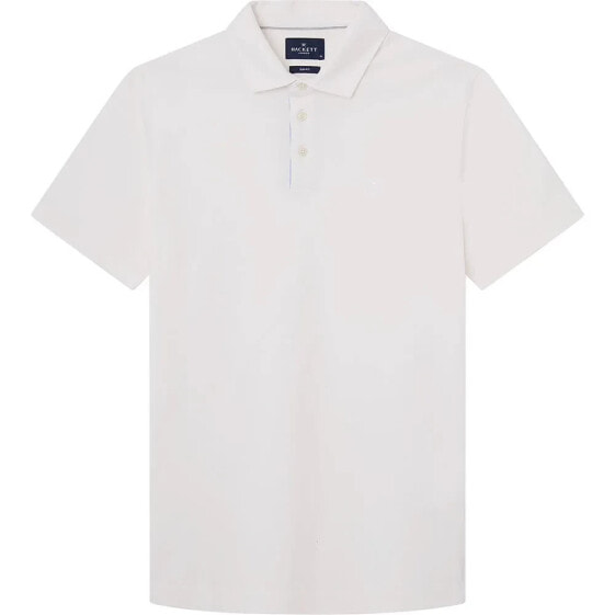 HACKETT Selvedge Placket short sleeve polo