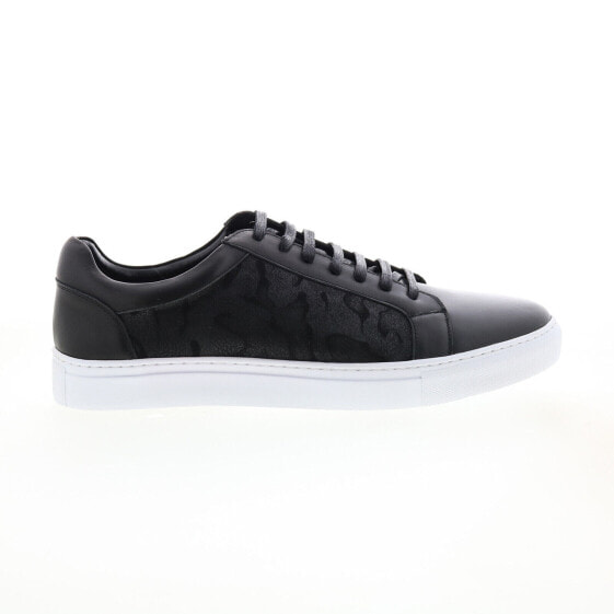 English Laundry Gordon EL2499L Mens Black Leather Lifestyle Sneakers Shoes