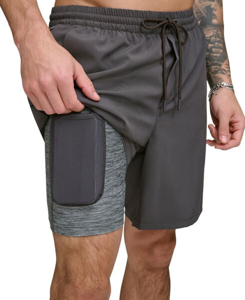 Плавки мужские DKNY Core Stretch Hybrid 7" Volley Shorts