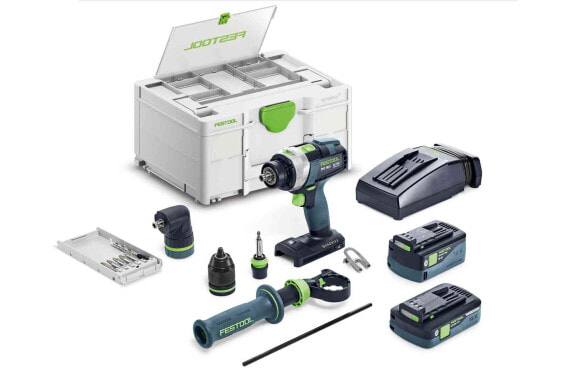 Festool Akku-Schlagbohrschrauber TPC 18/4 5,0/4,0 I-Set QUADRIVE, 1x 4,0/5,0 Ah