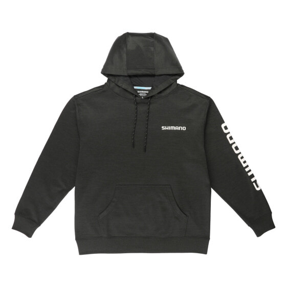 Shimano Performance Sweatshirt Color - Black Heather Size - 2X (AHOODIE2XBK) ...