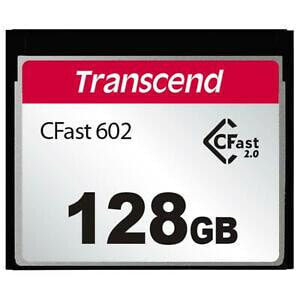 Transcend TS128GCFX602 - 128 GB - CFast 2.0 - 500 MB/s - 350 MB/s - Black