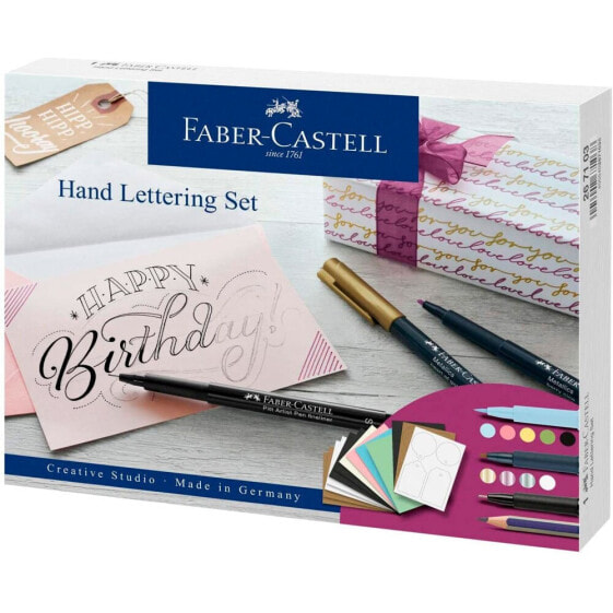 Фломастеры Faber-Castell Набор для рукописного каллиграфирования Hand Lettering 12 шт.