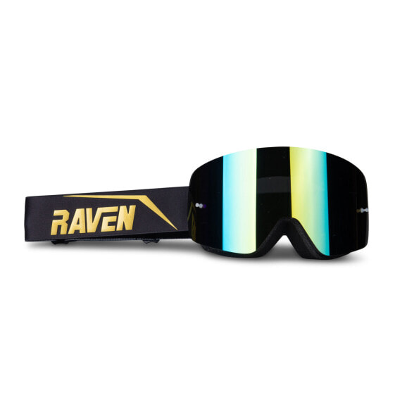 Crossbrille Raven Edge Schwarz-Gold