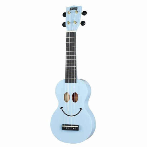 Mahalo Smiley Ukulele Light Blue