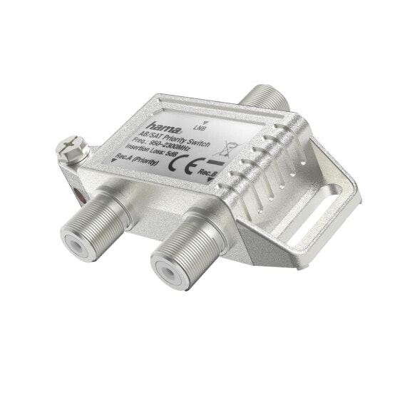 Hama 00205232 - Cable splitter - 75 ? - Silver - Metal - 20 dB - F