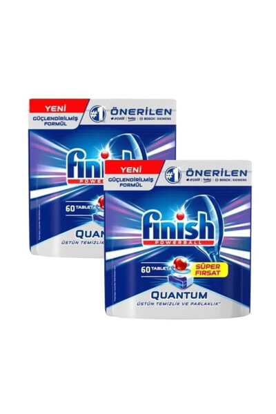 Таблетки для посудомоечной машины Finish Quantum Tablet 60 Lı X 2 Adet