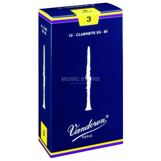 Vandoren Classic Bb-Clarinet Reeds 1.5 Box of 10