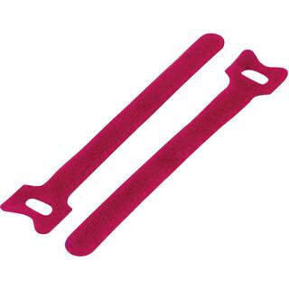 Conrad Electronic SE Conrad TC-MGT-240RD203 - Hook & loop cable tie - Red - 24 cm - 16 mm