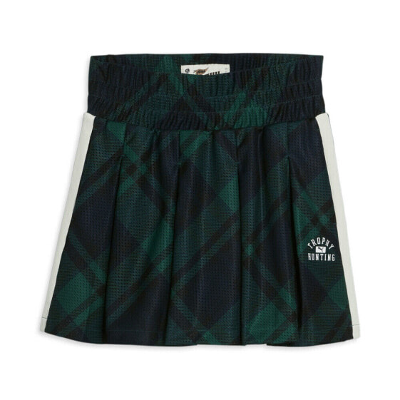 Puma Trophy Hunting X Basketball Skirt Womens Green Casual 62324201