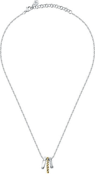 Modern steel necklace Insieme SAKM76 (chain, pendant)