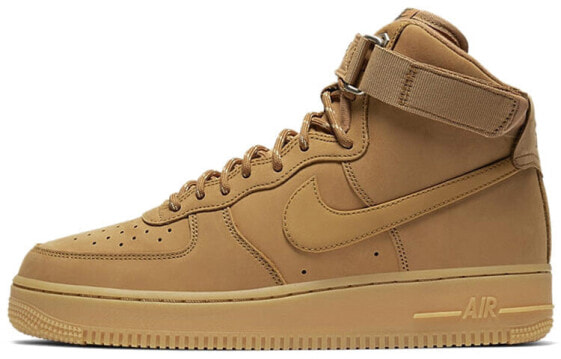 Nike Air Force 1 High 07 WB Flax 耐磨防滑 高帮 板鞋 男女同款 小麦色