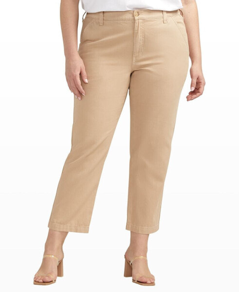 Брюки JAG plus Size Chino Tailored Cropped