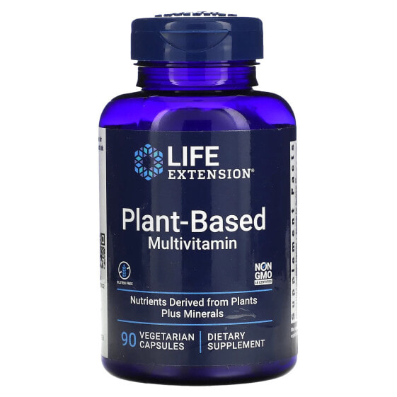 Life Extension, растительные мультивитамины, 90 вегетарианских капсул