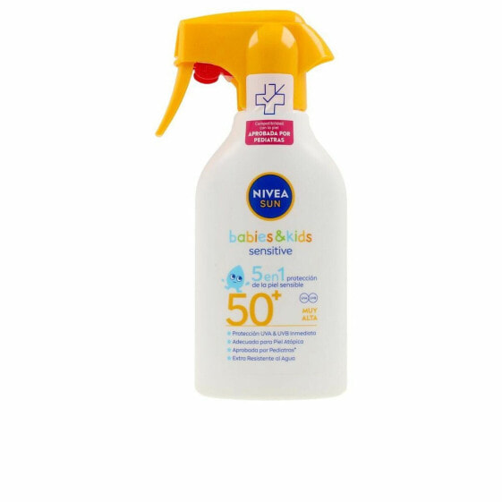 Защитный спрей от солнца для детей Nivea Sun Kids Sensitive SPF 50+ 270 ml