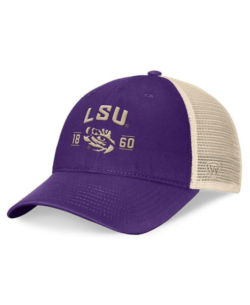 Men's Purple LSU Tigers Heritage Waylon Trucker Adjustable Hat