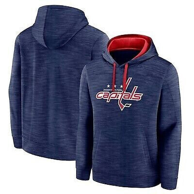 NHL Washington Capitals Men's Poly Hooded Sweatshirt - S