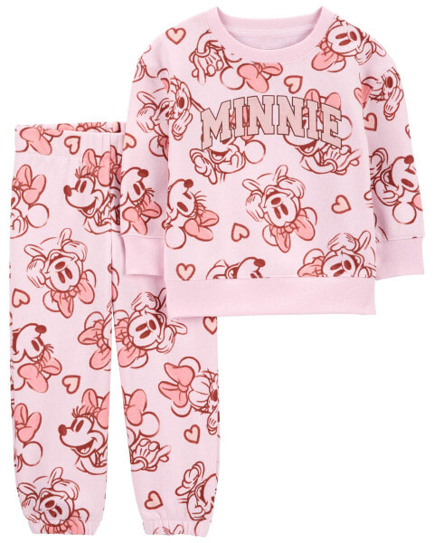 Toddler 2-Piece Minnie Mouse Sweatshirt & Pant Set 5T