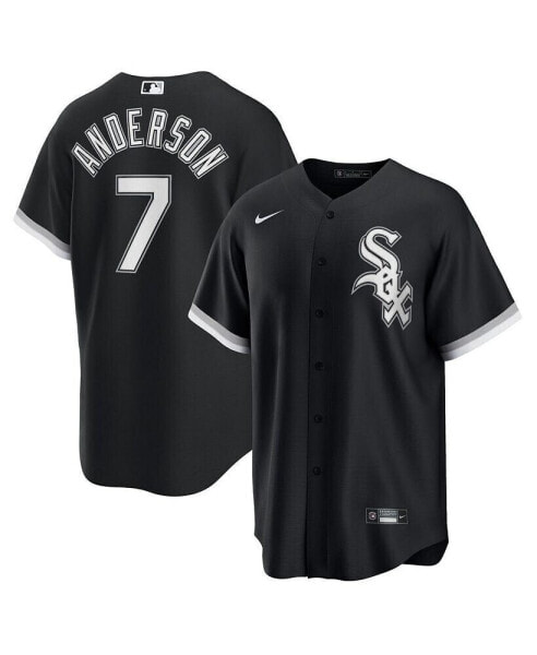 Men's Tim Anderson Black Chicago White Sox Alternate Replica Player Jersey