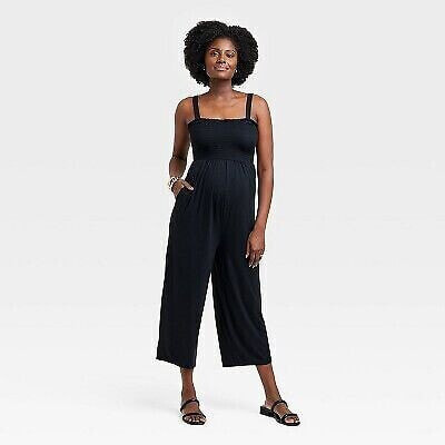 Maternity Jumpsuit - Isabel Maternity by Ingrid & Isabel Black L