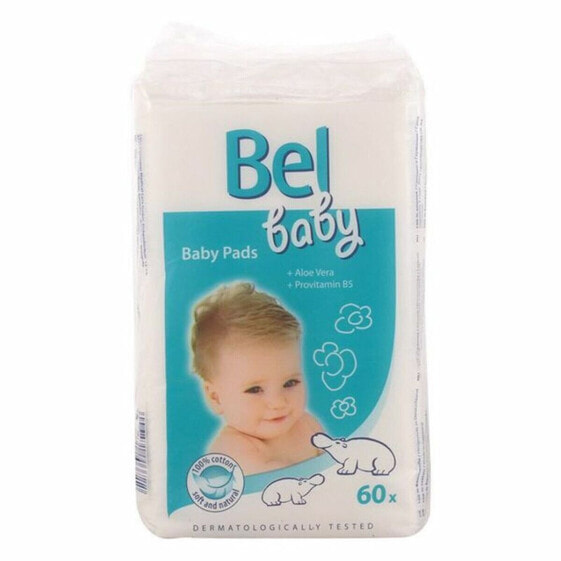 Диски для снятия макияжа Bel Bel Baby 60 штук Натуральные ингредиенты Нежный