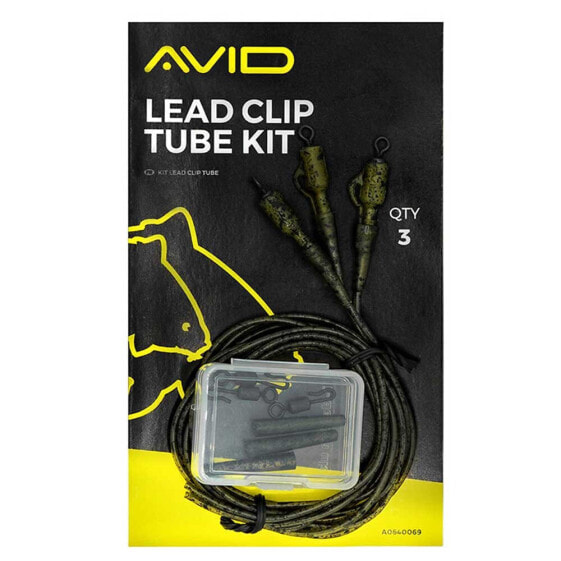 Адаптированное название товара: Комплект гнутых грузил AVID CARP Lead Snap Tube Kit