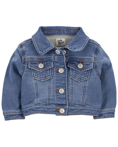 Baby Classic Knit-Like Denim Jacket 3M