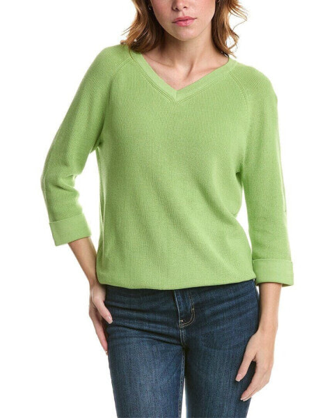 Edinburgh Knitwear Shaker Knit Sweater Women's