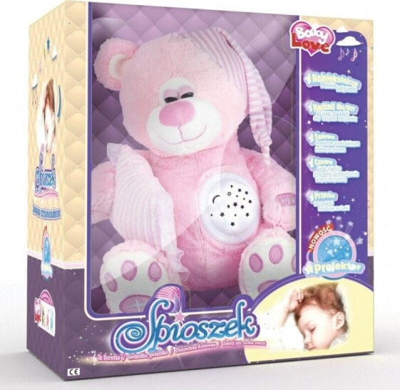 Ночной проектор для детей Madej Медвежонок розовый