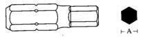 Jonnesway Końcówka ampulowa imbus 5x30mm 6-kąt 10mm (D130H50)
