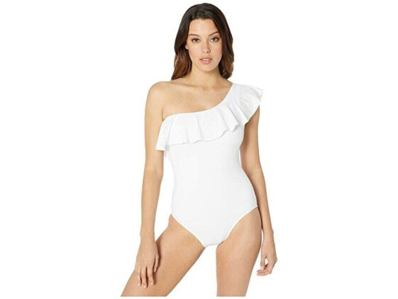 Tommy Bahama Women's 185338 Pearl One Shoulder One Piece Swimsuits Size 8