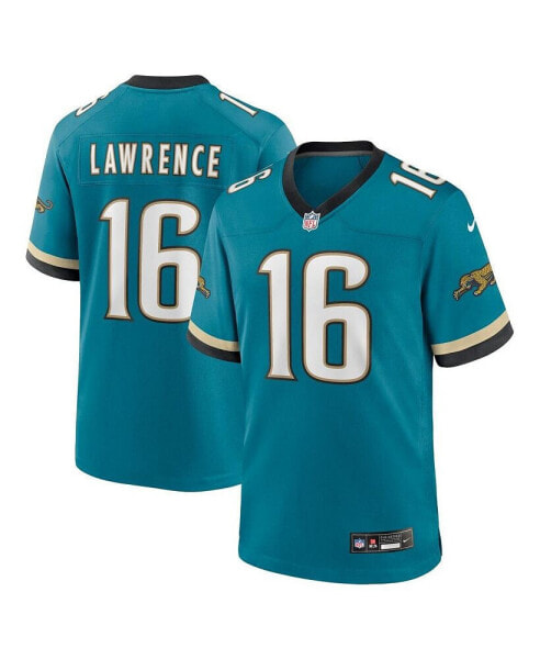 Men's Trevor Lawrence Teal Jacksonville Jaguars Prowler Throwback Player Game Jersey