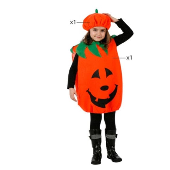Маскарадные костюмы для детей Оранжевый Тыква (2 Предметы)