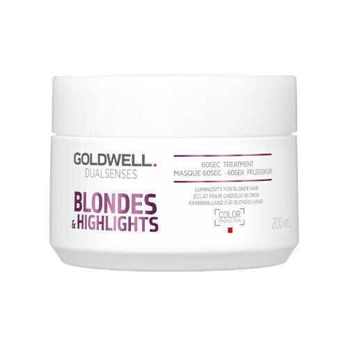 Regenerating Mask neutralizing yellow hair tones Dualsenses Blonde s & Highlights (60 Sec Treatment)