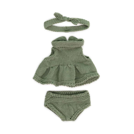 MINILAND Knitted Outfit 21 cm Dress&Headband clothing set