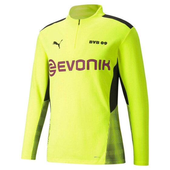 [759069-03] Mens Puma BVB BORUSSIA DORTMUND TRAINING 1/4 ZIP TOP