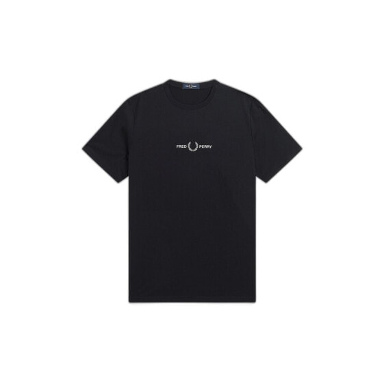 FRED PERRY Embroidered short sleeve T-shirt