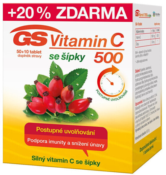 GreenSwan Витамин C 500  50 + 10 таблеток