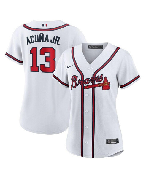 Atlanta Braves Women's Ronald Acuna Official Player Replica Jersey