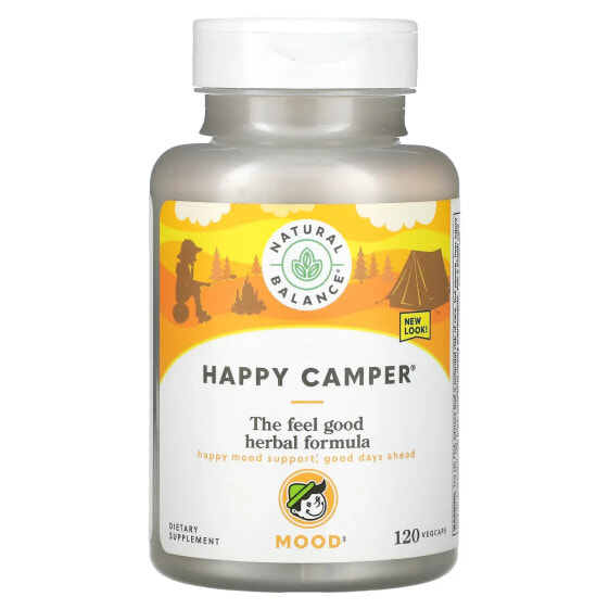 Happy Camper, Mood, 120 Vegcaps