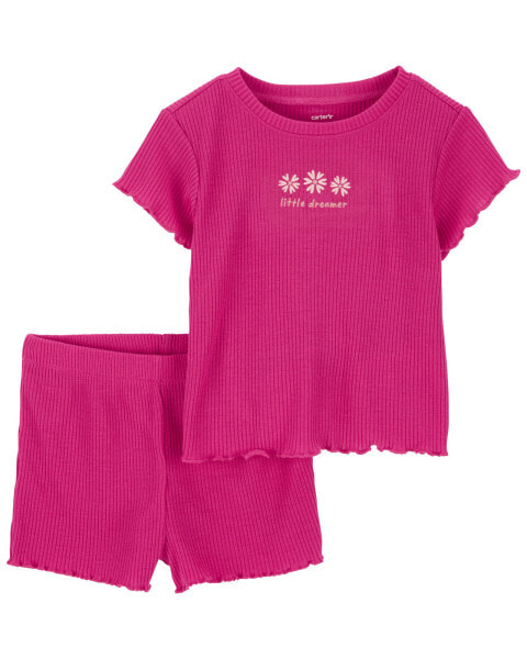 Toddler 2-Piece Little Dreamer Loose Fit Pajama Set 4T