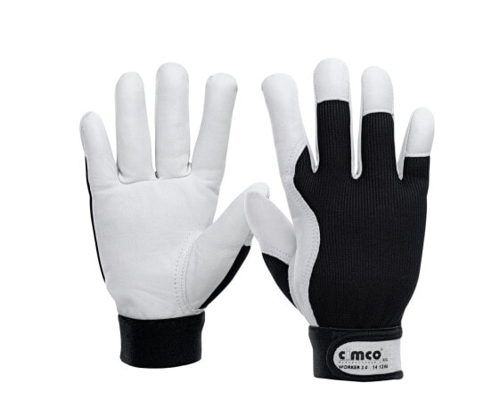 Cimco 141245 - Workshop gloves - Black - White - L - EUE - Adult - Unisex