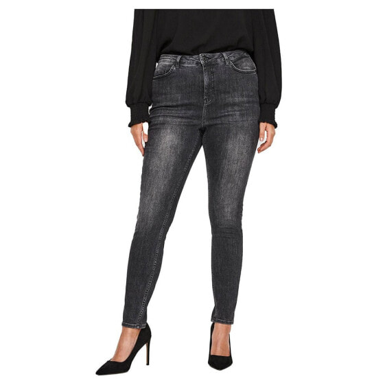 VERO MODA CURVE Lora High Waist Skinny Wash Curve jeans