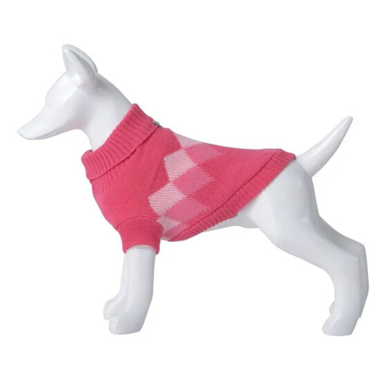 FREEDOG Pink Rhombus Dog Jersey