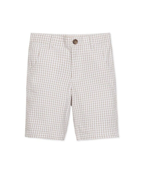 Toddler Boys Organic Seersucker Short