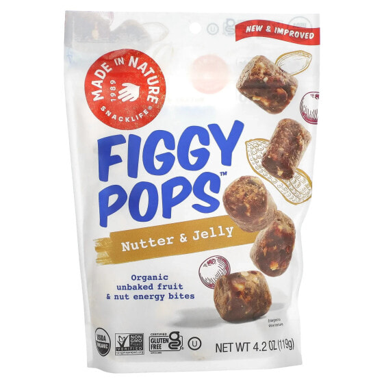 Figgy Pops, Nutter & Jelly, 4.2 oz (119 g)