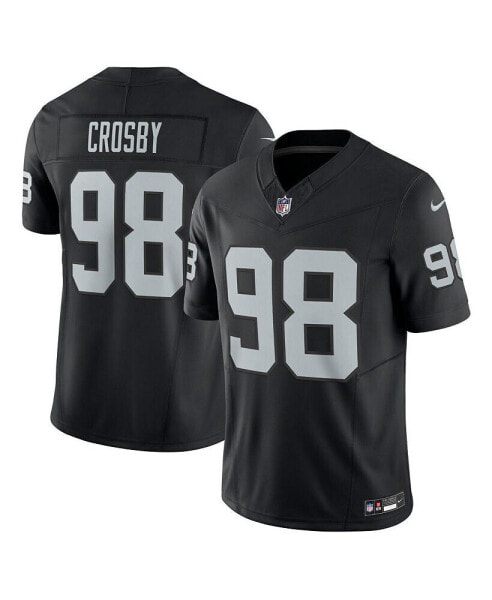 Men's Maxx Crosby Black Las Vegas Raiders Vapor F.U.S.E. Limited Jersey