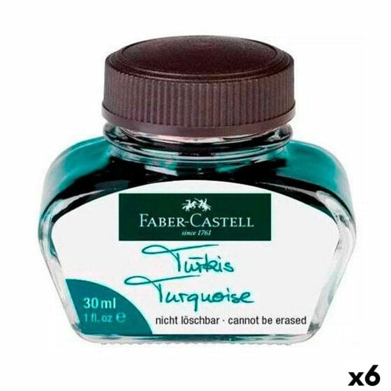 чернильница Faber-Castell бирюзовый 6 Предметы 30 ml